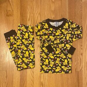 Hanna Andersson Pokemon Pikachu Kids Pajama Set